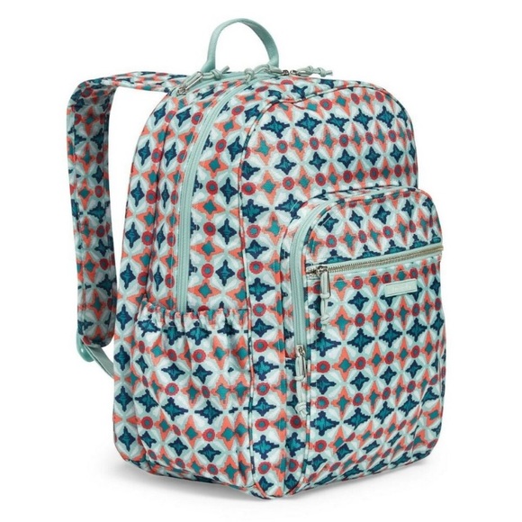 NWT VERA BRADLEY LIGHTEN UP STUDY HALL WATER GEO